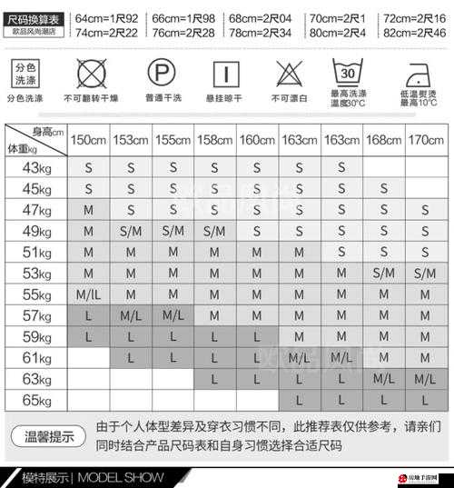 国产尺码与欧洲尺码表 2023：对比及应用指南